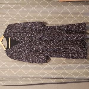 Madewell | Tie-Waist Midi Dress in Harvest Vine